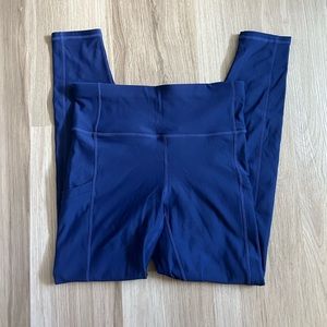 navy fabletics leggings